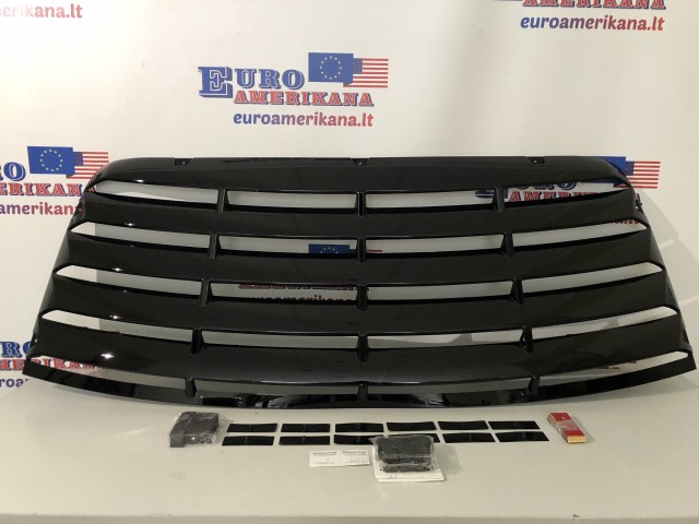 Rear Window Louver Shade Cover (Glossy Black)